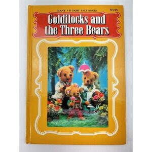 GOLDILOCKS AND THE THREE BEARS (GIANT 3-D FAIRY TALE BOOK) Printed in Japan